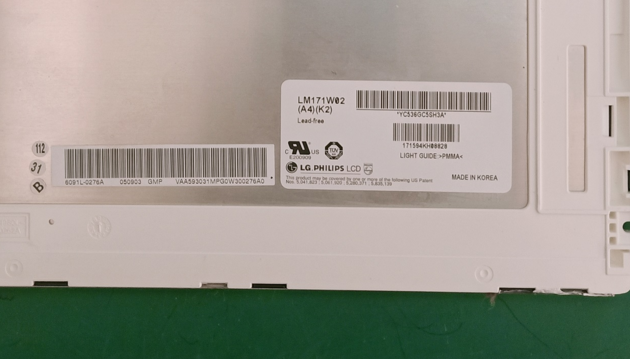 Original LM171W02-A4K2 LG Screen Panel 17.1" 1440*900 LM171W02-A4K2 LCD Display